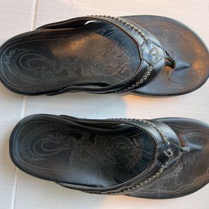 COPY - Men's OluKai Mea Ola leather sandals - Size 12